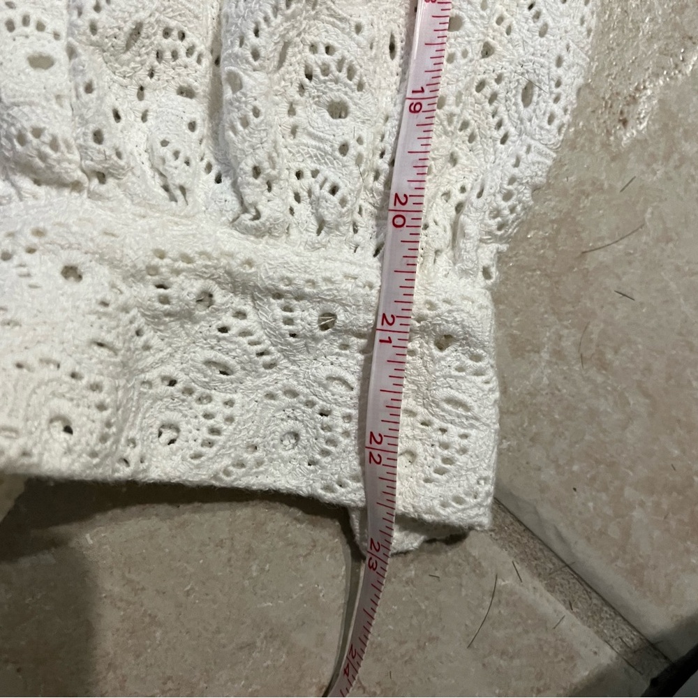 Sezane Olympe Cotton Eyelet Top FR36 US4 - Picture 10 of 10
